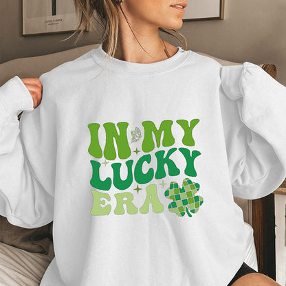 Plusock Plus Size In My Lucky Era Sweatshirt