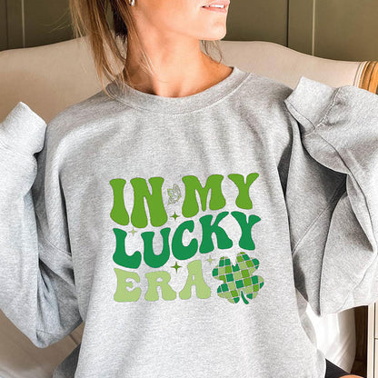 Plusock Plus Size In My Lucky Era Sweatshirt