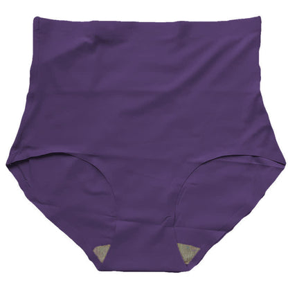 Plus Size High Waist Ice Silk Seamless Panty(3 Packs)