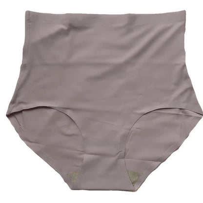 Plus Size High Waist Ice Silk Seamless Panty(3 Packs)
