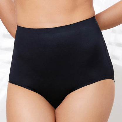 Plus Size High Waist Ice Silk Seamless Panty(3 Packs)