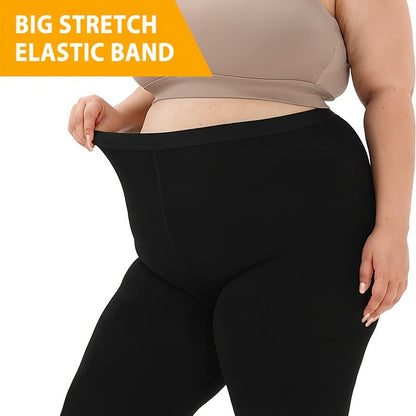Plus Size Medical Toeless Compression Tights(15-20mmHg)