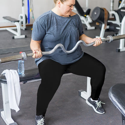 Plus Size Medical Toeless Compression Tights(15-20mmHg)