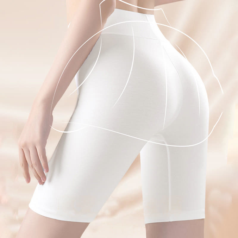 Plus Size High Waist 2-in-1 Panty Safety Pant