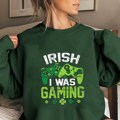 Plusock Plus Size I Was Gaming Sweatshirt