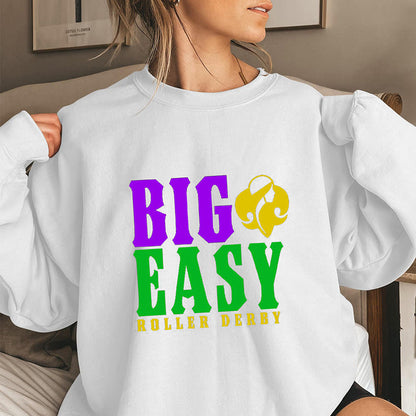 Plusock Plus Size Big Easy Roller Derby Sweatshirt