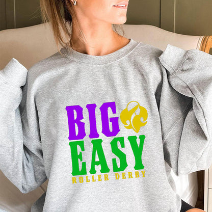 Plusock Plus Size Big Easy Roller Derby Sweatshirt