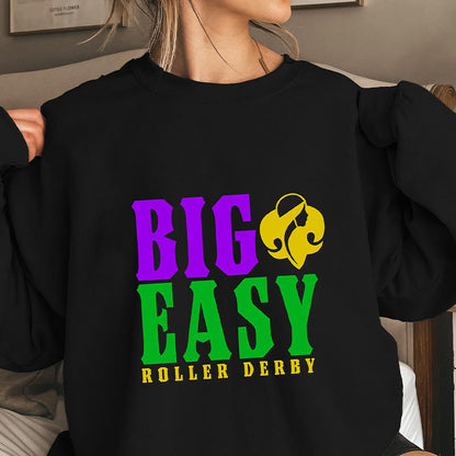 Plusock Plus Size Big Easy Roller Derby Sweatshirt