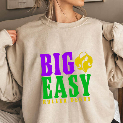Plusock Plus Size Big Easy Roller Derby Sweatshirt