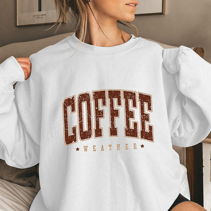 Plusock Plus Size Coffee Weather Sweatshirt