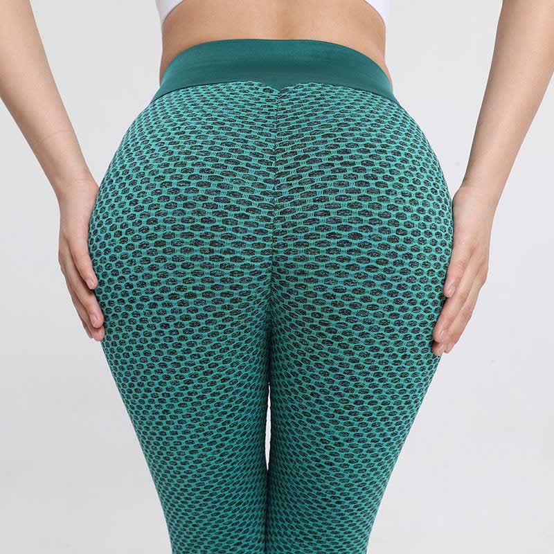 Plusock High Waist Honeycomb Yoga Fitness Legging - image 6