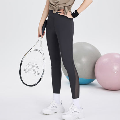 Plusock Plus Size High Waist Mesh Stitching Yoga Legging - image 6