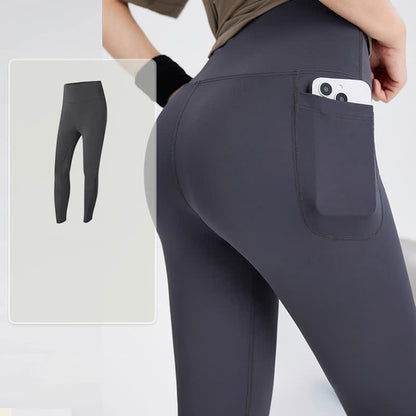 Plusock Plus Size High Waist Mesh Stitching Yoga Legging - Grey - 4XL - image 3