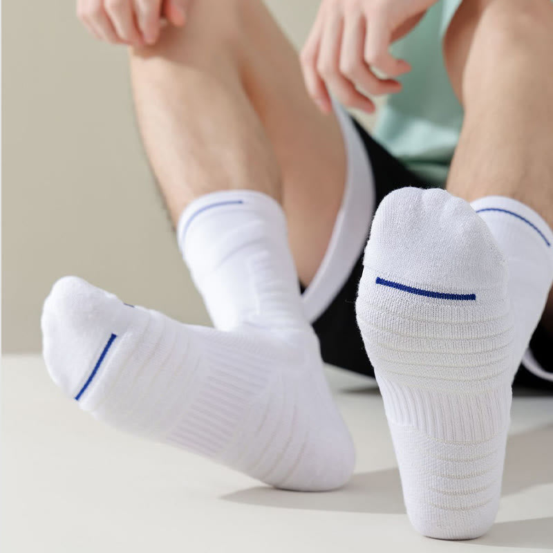 Plus Size Anti Friction Quarter Compression Socks(6 Pairs)