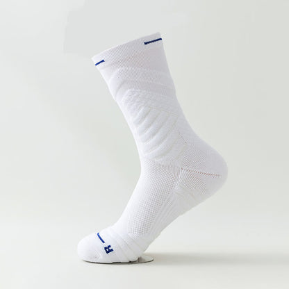 Plus Size Anti Friction Quarter Compression Socks(6 Pairs) - White - EU40-44(US7-10) - image 13