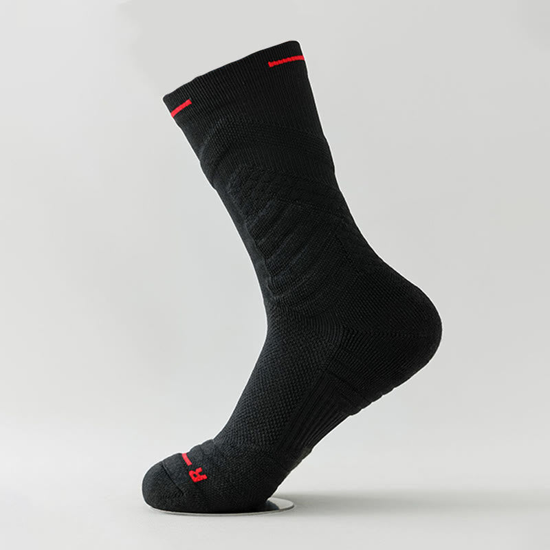 Plus Size Anti Friction Quarter Compression Socks(6 Pairs)