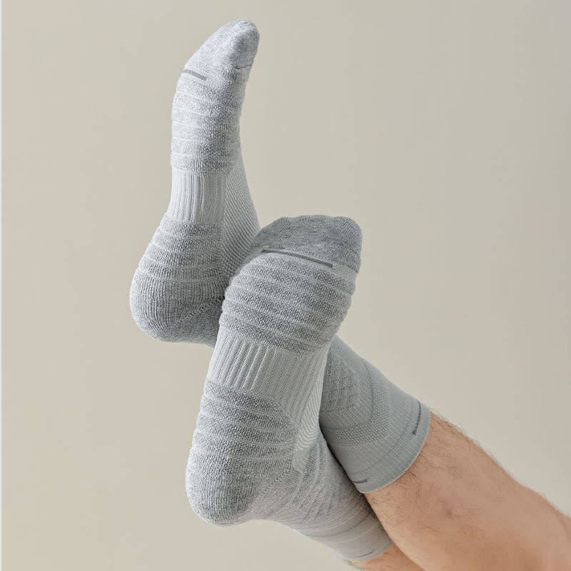 Plus Size Anti Friction Quarter Compression Socks(6 Pairs)