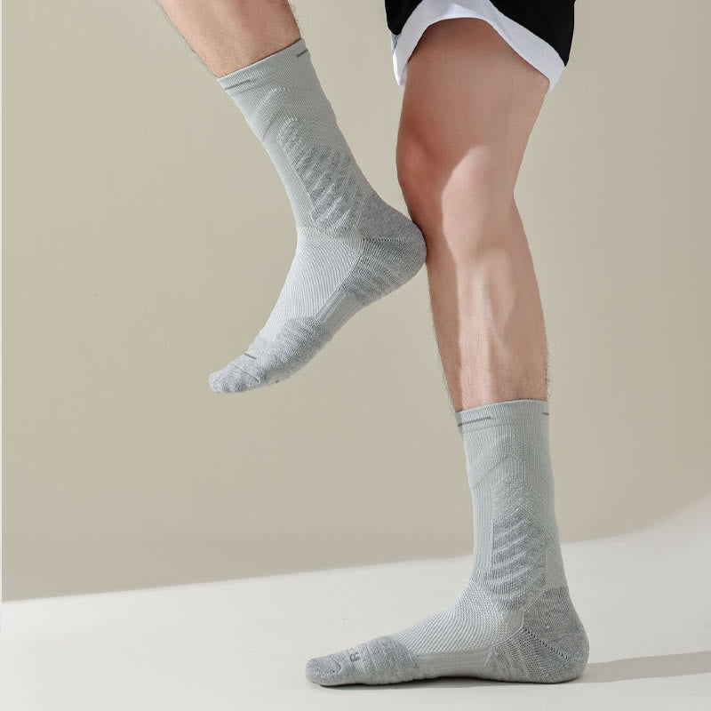 Plus Size Anti Friction Quarter Compression Socks(6 Pairs)
