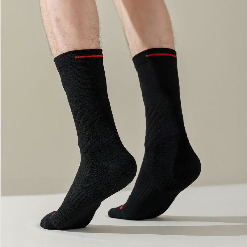 Plus Size Anti Friction Quarter Compression Socks(6 Pairs) - image 1