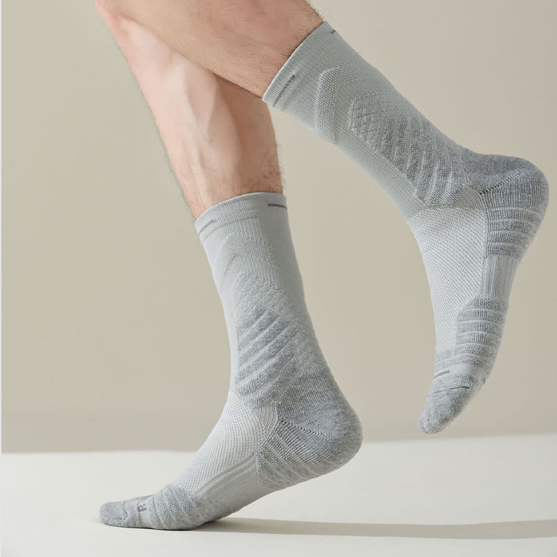 Plus Size Anti Friction Quarter Compression Socks(6 Pairs)