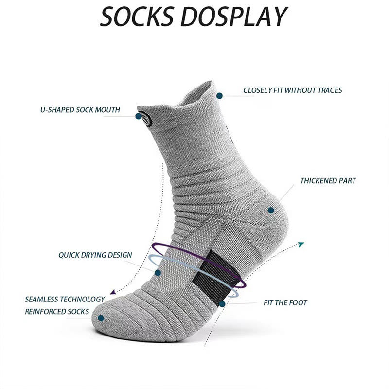 Plusock U Shaped Quarter Compression Socks(6 Pairs) - image 2