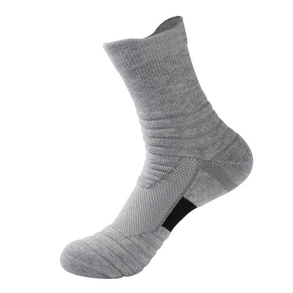 Plusock U Shaped Quarter Compression Socks(6 Pairs) - Grey - EU39-45(US6-11) - image 9