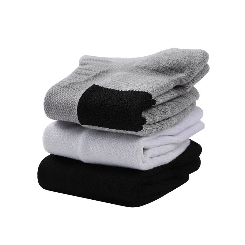 Plusock Thicker Towel Ankle Compression Socks(6 Pairs) - image 9