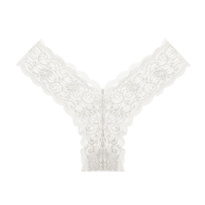 Sexy Floral Lace Low Waist Lace Thong(3 Packs)