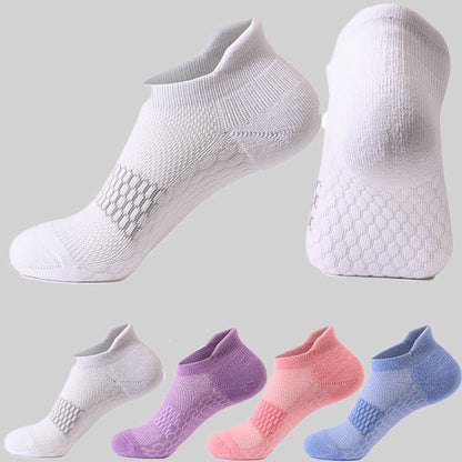 Plusock Plus Size Simple Style Ankle Compression Socks(4 Pairs)