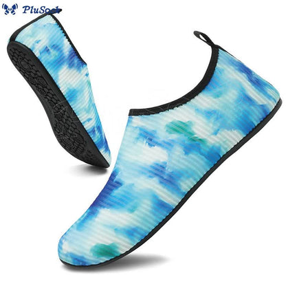 Plus Size Tie Dye Slippers