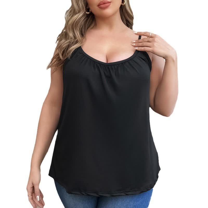 Plusock Loose Padded Wireless Cup Camisole - image 6