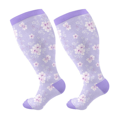 Plus Size Blossom Compression Socks - image 5