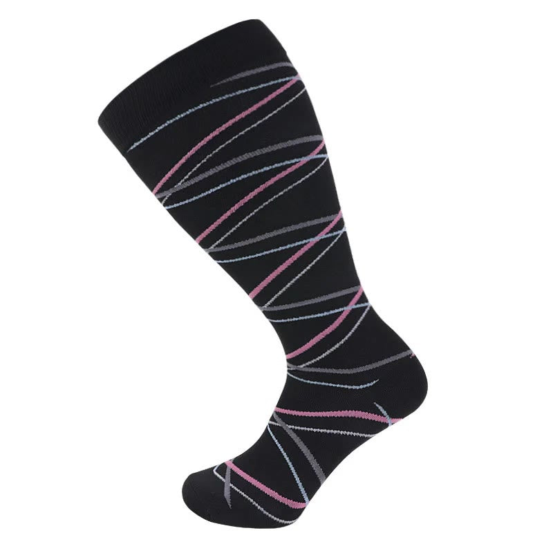 Plusock Plus Size Dog Footprints Pineapple Compression Socks 2XL-7XL - image 13