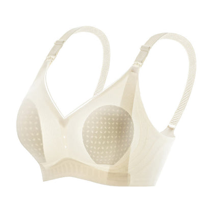Solid Color Thin Wireless Nursing Bra