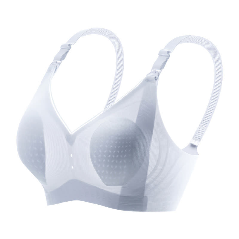 Solid Color Thin Wireless Nursing Bra