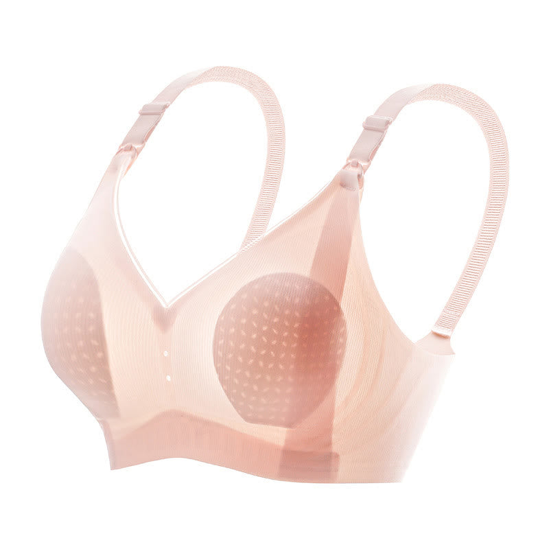 Solid Color Thin Wireless Nursing Bra