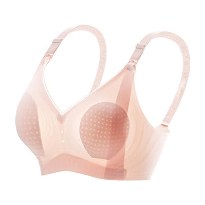 Solid Color Thin Wireless Nursing Bra