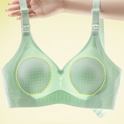 Solid Color Thin Wireless Nursing Bra
