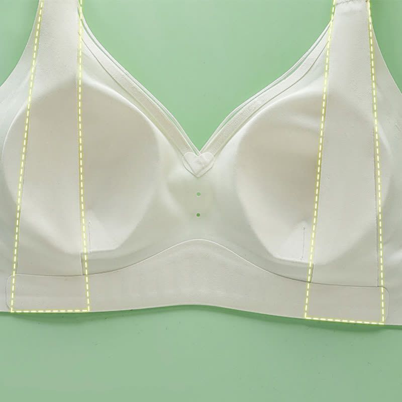 Solid Color Thin Wireless Nursing Bra
