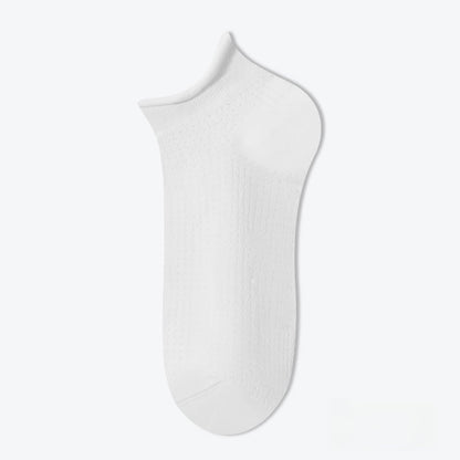 Elasticity Mesh Soft Cotton Ankle Socks(10 Pairs)