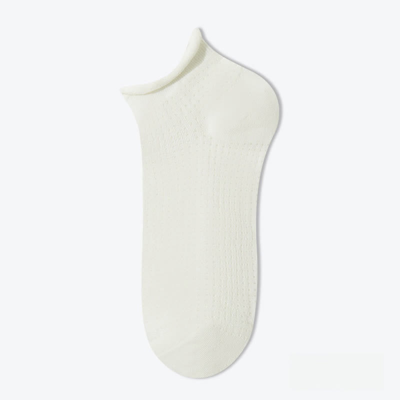 Elasticity Mesh Soft Cotton Ankle Socks(10 Pairs)