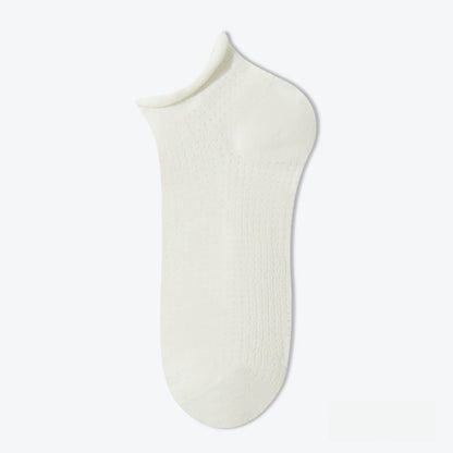 Elasticity Mesh Soft Cotton Ankle Socks(10 Pairs)
