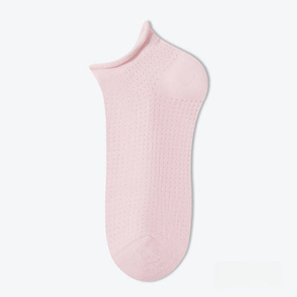 Elasticity Mesh Soft Cotton Ankle Socks(10 Pairs)