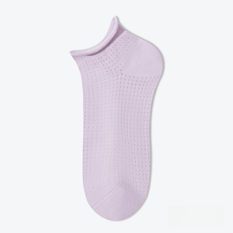 Elasticity Mesh Soft Cotton Ankle Socks(10 Pairs)