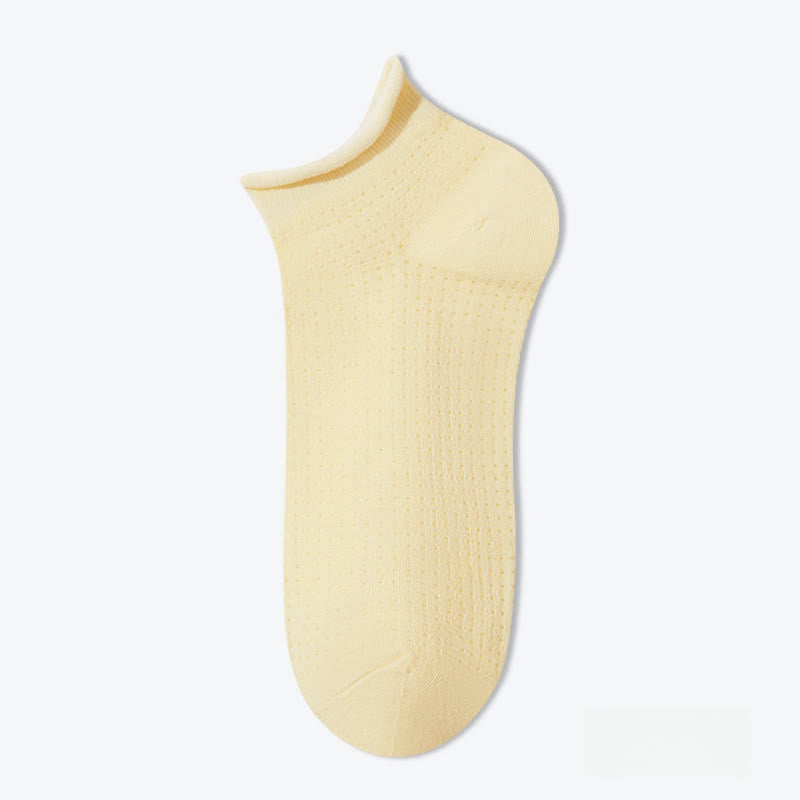 Elasticity Mesh Soft Cotton Ankle Socks(10 Pairs)