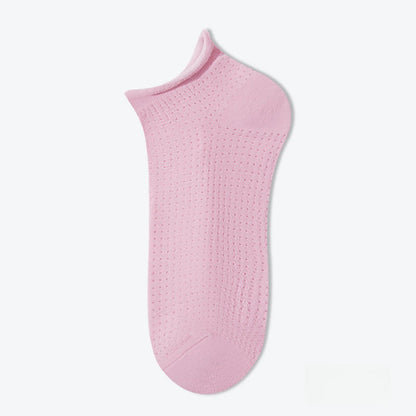 Elasticity Mesh Soft Cotton Ankle Socks(10 Pairs)