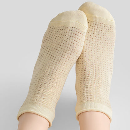 Elasticity Mesh Soft Cotton Ankle Socks(10 Pairs)