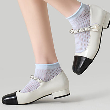 Elasticity Mesh Soft Cotton Ankle Socks(10 Pairs)