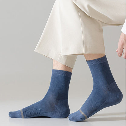 Plus Size Business Style Quarter Socks(5 Pairs)