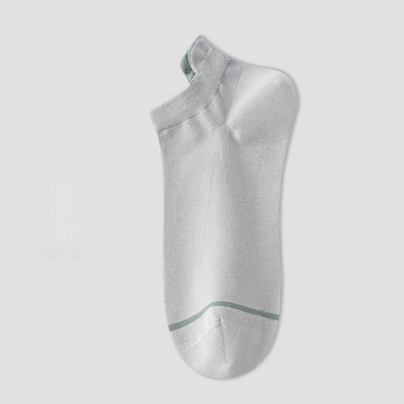 Plus Size Antimicrobial Ankle Socks(5 Pairs)